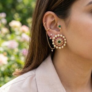 Stud Earrings -Premium Kemp