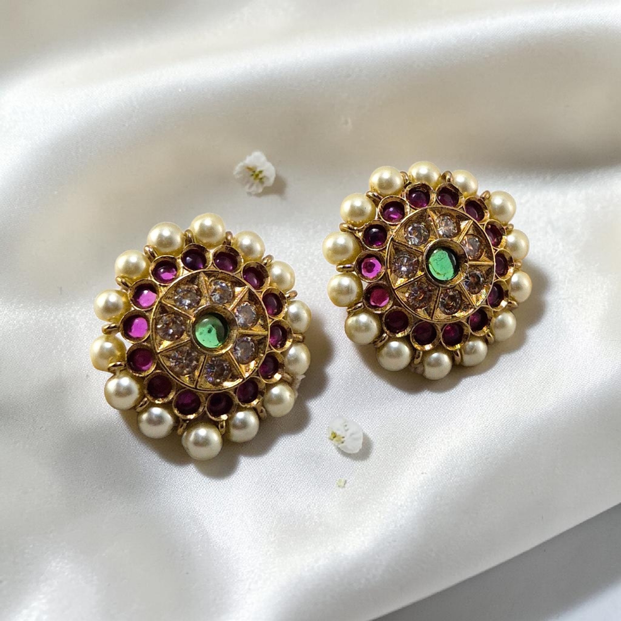 Stud Earrings -Premium Kemp - Image 2