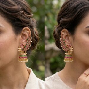 Jhumka Earrings -Premium Kemp