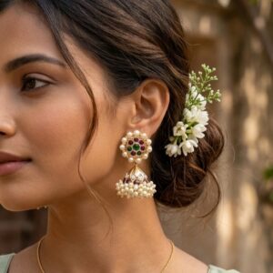 Jhumka Earrings -Premium Kemp
