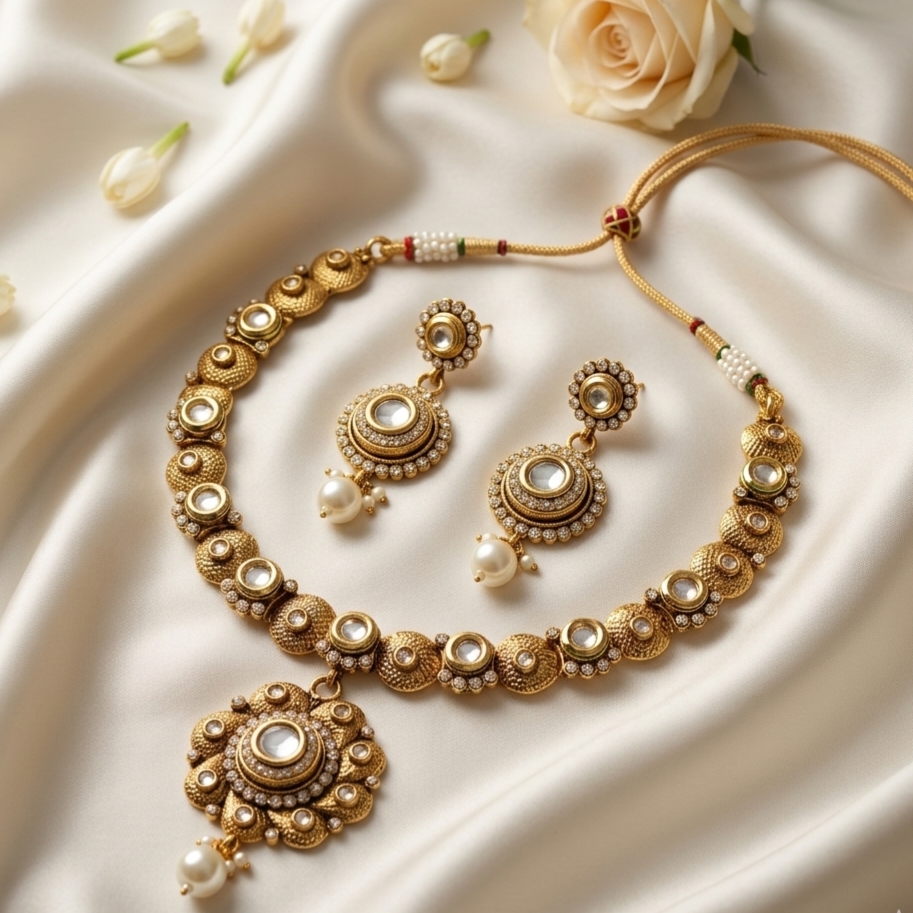 Kundan Necklace 1 - Image 2